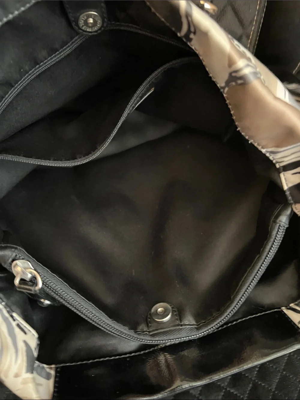 Coach Ashley Satin Black Shoulder Bag